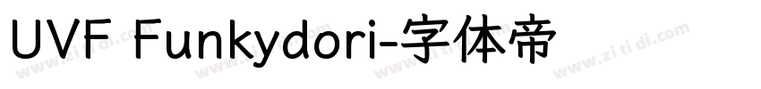 UVF Funkydori字体转换
